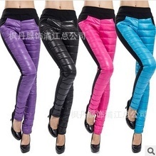 羽绒裤_流行元素/工艺:植绒_图案:其他_羽绒裤促销_低价批发 