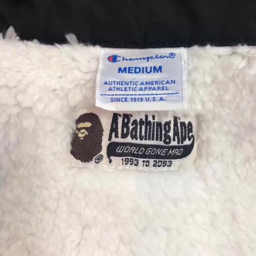 实拍#猿人冠军合作款教练夹克 冠军代工厂流出 话说植绒这个工艺就是