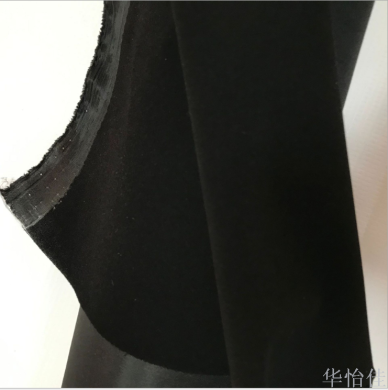 精美玫瑰花礼盒植绒布 绸布底短毛绒挂件工艺品植绒布现货供应