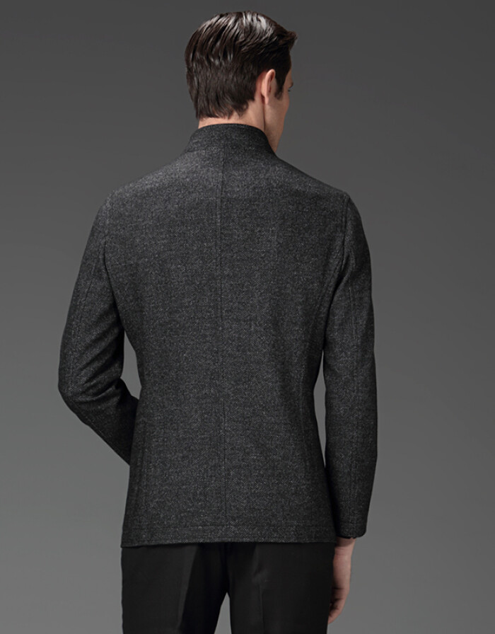 时尚与功能兼具 ZORANZI庄子植绒立领夹克ZHG30539评测