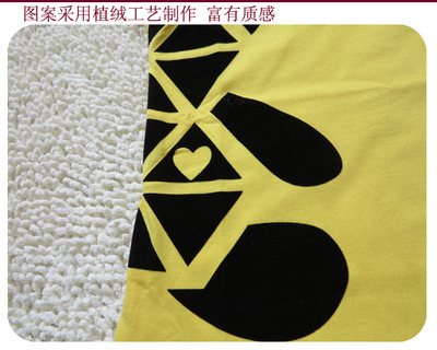 批发供应 2014 纯棉短袖亲装T恤 家庭装1422B 工艺植绒的舒适之选