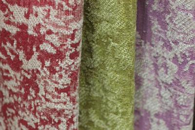 涤棉材质梭织染色印花提花烂花压花割绒植绒工艺沙发布厂家批发直销