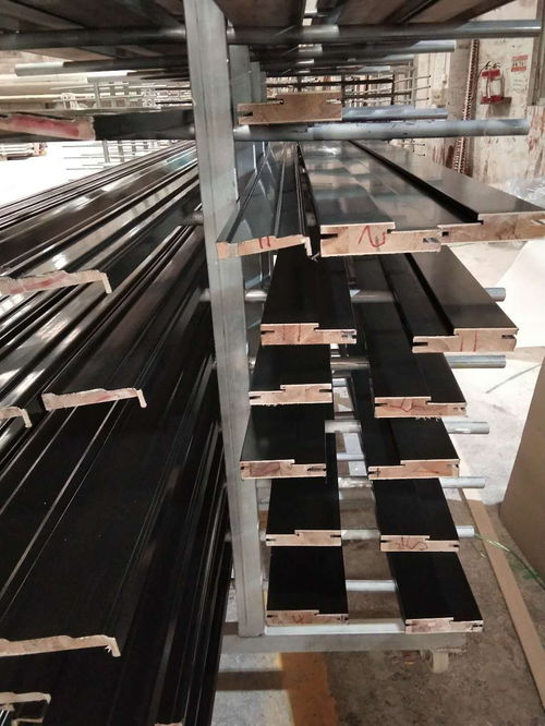 广东木门厂红海豚工艺烤漆门 黑色实木搭配工艺植绒的创新设计